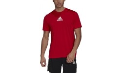Koszulka męska Adidas 3S Back Tee czerwona GM4318