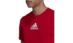 Koszulka męska Adidas 3S Back Tee czerwona GM4318