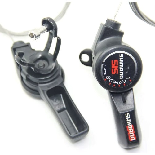 Zestaw manetek Shimano SL-TY18 // SIS, 3x6 biegów