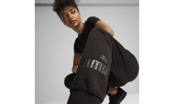 Puma damskie spodnie sportowe Ess+ Animal Pants Fl Black 681496 01