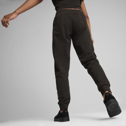Puma damskie spodnie sportowe Ess+ Animal Pants Fl Black 681496 01