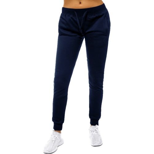 J.Style damskie spodnie sportowe polarowe Navy 68CK01-66