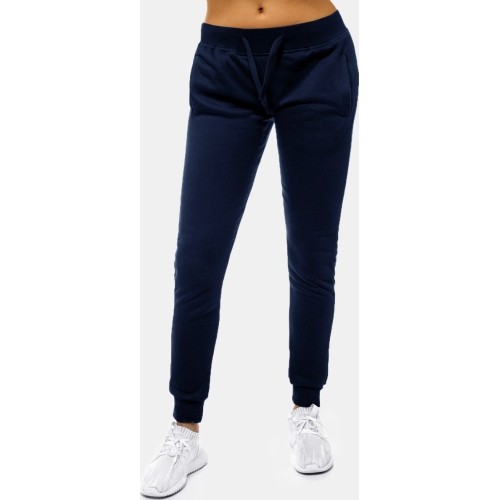 J.Style damskie spodnie sportowe polarowe Navy 68CK01-66