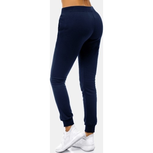 J.Style damskie spodnie sportowe polarowe Navy 68CK01-66
