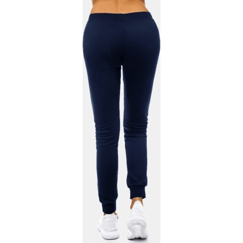 J.Style damskie spodnie sportowe polarowe Navy 68CK01-66