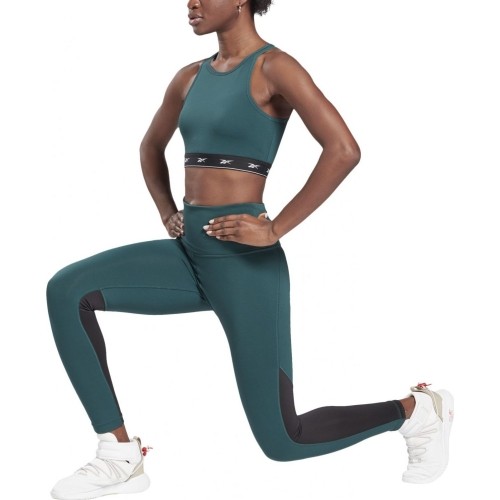 Legginsy damskie Reebok Sh Beyond The Sweat, zielone GP2327