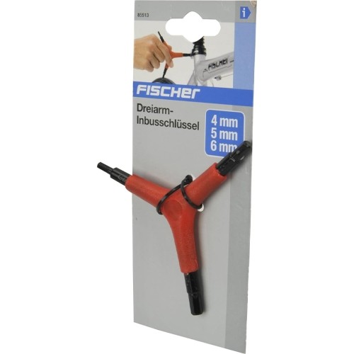 Klucz imbusowy Fischer 3-ramienny 4/5/6 mm