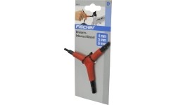 Klucz imbusowy Fischer 3-ramienny 4/5/6 mm