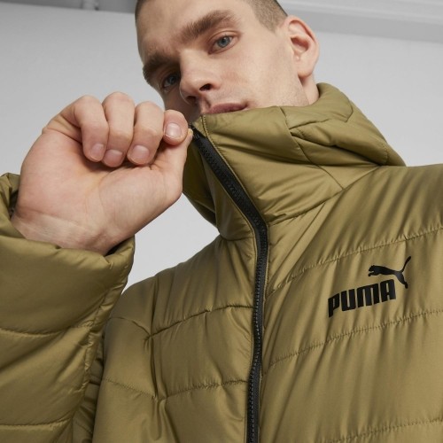 Puma kurtka męska Ess Hooded Padded Brown 848938 93