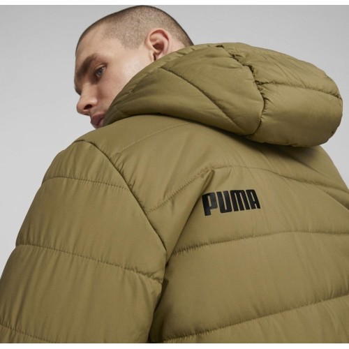 Puma kurtka męska Ess Hooded Padded Brown 848938 93
