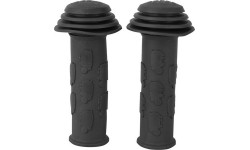 Chwyty kierownicy rowerowej Fischer, dziecięce, 115 mm (czarne)