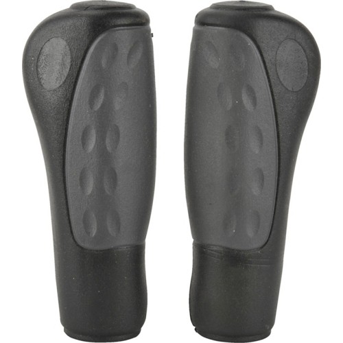 Ergonomiczne chwyty kierownicy Fischer Relax (czarno-szare)