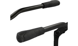 Ergonomiczne chwyty kierownicy Fischer Relax (czarno-szare)