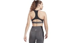 Stanik sportowy damski Reebok Ts Lux Racer Bra Pa Grey GP3413