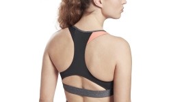 Stanik sportowy damski Reebok Ts Lux Racer Bra Pa Grey GP3413