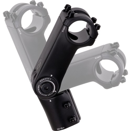 Regulowany wspornik kierownicy rowerowej Force S6.6 31,8/90mm (aluminiowy, czarny)