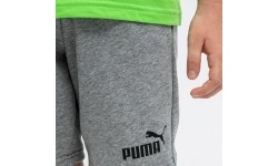 Spodenki młodzieżowe Puma Ess Sweat szare 586972 03