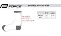 Skarpety FORCE North Thermo, długie, rozmiar L-XL (42-47), czerwono-niebieskie
