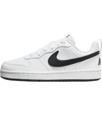 Buty młodzieżowe Nike Court Borough Low White Black DV5456 104