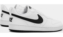 Buty młodzieżowe Nike Court Borough Low White Black DV5456 104