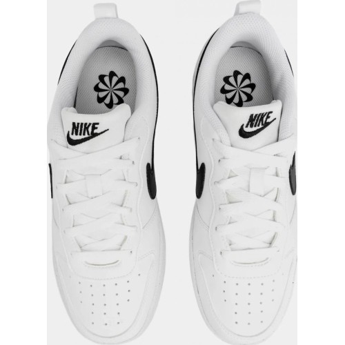 Buty młodzieżowe Nike Court Borough Low White Black DV5456 104