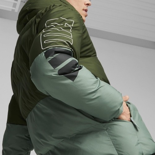 Kurtka męska Puma Power Hooded zielona 675389 31