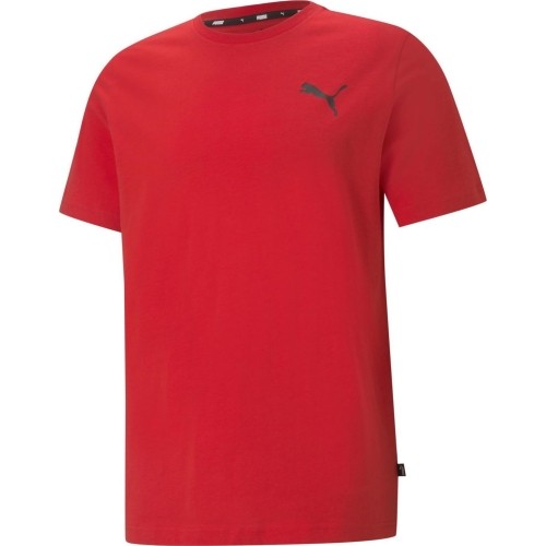 Puma męski bawełniany T-shirt ESS Small Logo Tee Red 586668 47