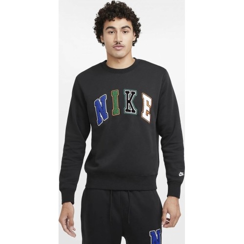 Bluza męska Nike Nk Club Bb Crew Letters Black FZ0879 010