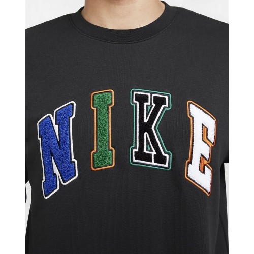 Bluza męska Nike Nk Club Bb Crew Letters Black FZ0879 010