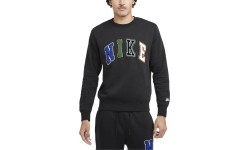 Bluza męska Nike Nk Club Bb Crew Letters Black FZ0879 010