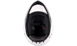 Kask dziecięcy FORCE DOWNHILL Junior, rozmiar S-M (54-58 cm), biały
