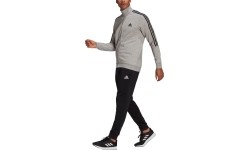 Dres męski Adidas M 3S FT TT TS, szaro-czarny