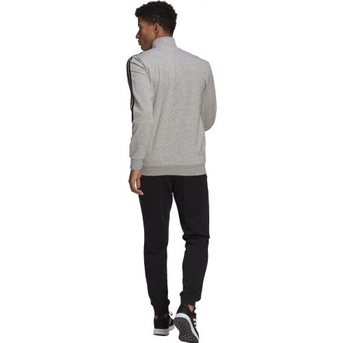 Dres męski Adidas M 3S FT TT TS, szaro-czarny