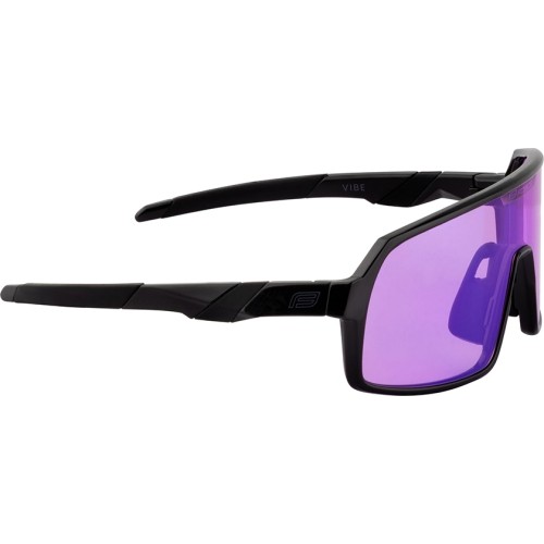 Okulary dziecięce FORCE Vibe, UV400, fioletowe szkło (czarne)
