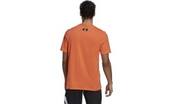 Koszulka męska Adidas M Fi Tee Bos, pomarańczowa