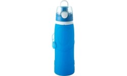 Składana butelka na wodę Fischer, 750 ml, silikon spożywczy (niebieska)