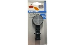 Odblask na przedni widelec Fischer, 45 mm (biały)
