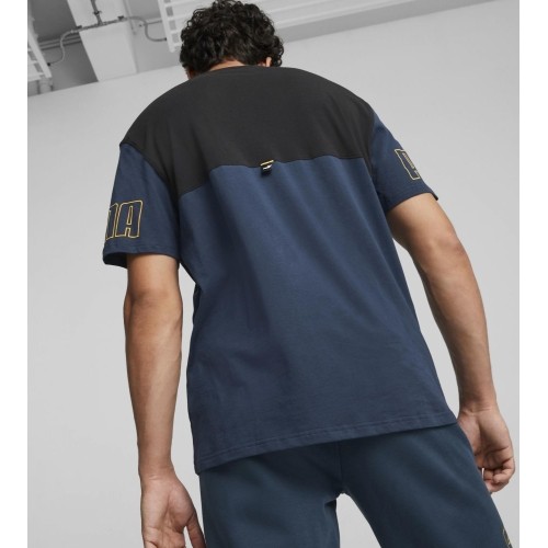 Puma koszulka męska Power Colorb Blue Black 671567 73