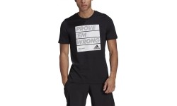 Koszulka męska Adidas M 3S FL TC PT, czarna