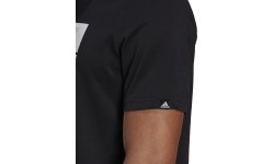 Koszulka męska Adidas M 3S FL TC PT, czarna