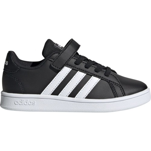 Buty dziecięce Adidas Grand Court C Black EF0108