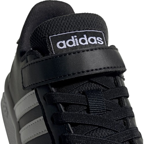 Buty dziecięce Adidas Grand Court C Black EF0108