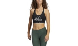 Damski stanik sportowy Adidas Drst Bos B, czarny GL0581