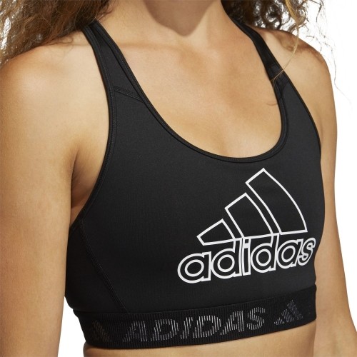 Damski stanik sportowy Adidas Drst Bos B, czarny GL0581