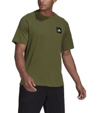 Koszulka męska Adidas Mhe Tee Sta zielona