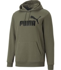 Puma bluza męska Ess Big Logo Hoodie Khaki 586687 36