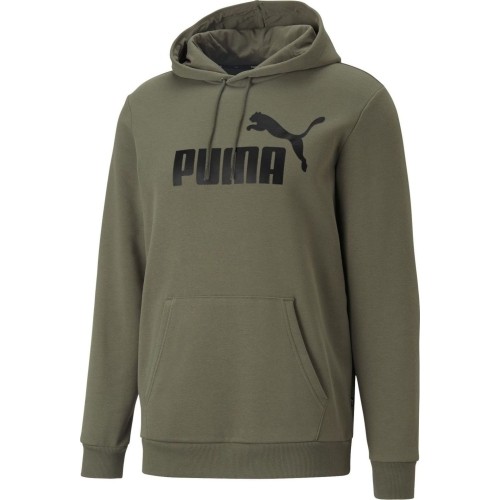 Puma bluza męska Ess Big Logo Hoodie Khaki 586687 36