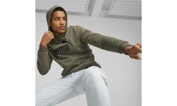 Puma bluza męska Ess Big Logo Hoodie Khaki 586687 36