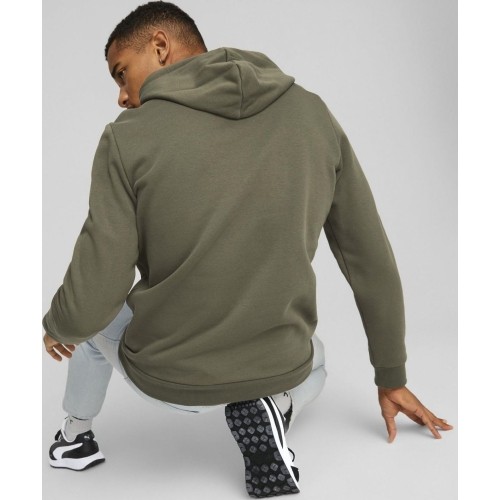 Puma bluza męska Ess Big Logo Hoodie Khaki 586687 36