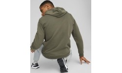 Puma bluza męska Ess Big Logo Hoodie Khaki 586687 36